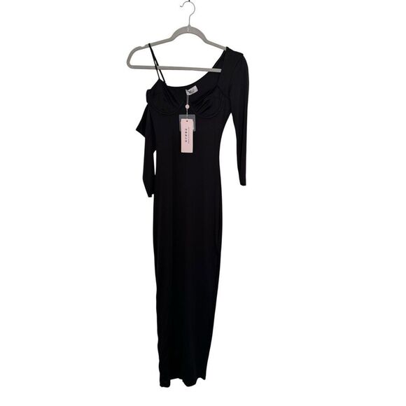Oh Polly Dresses & Skirts - Oh Polly Black Dress Size 2 Maxi